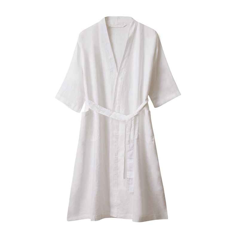 Linen Kimono Bathrobe Buy Linen Kimono Bathrobe Product on 7Linen Factory